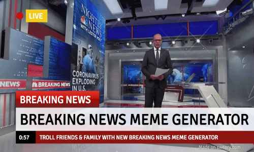try our breaking news meme generator