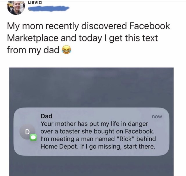 It do be scary meeting up to buy things sometimes