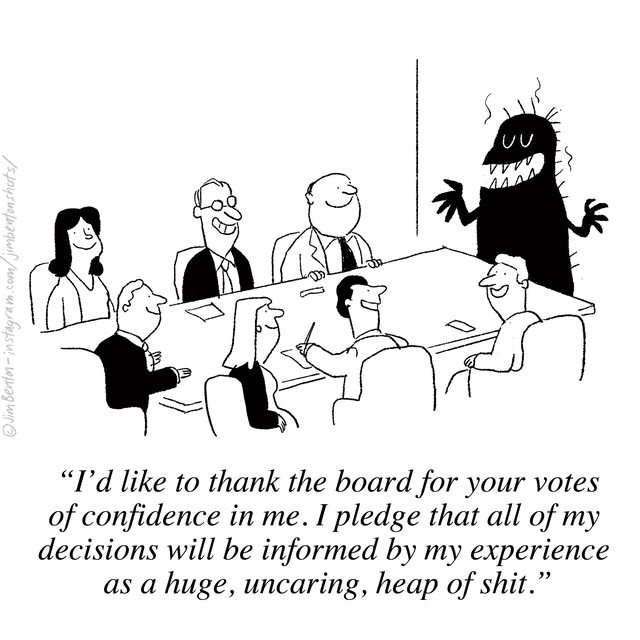 the other day in the board room