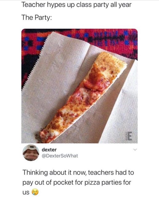 Shout out to the teachers who I didn’t appreciate at the time