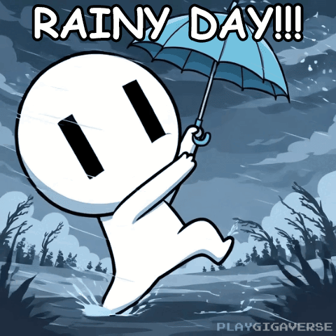 Raining Like Crazy Rainy Day