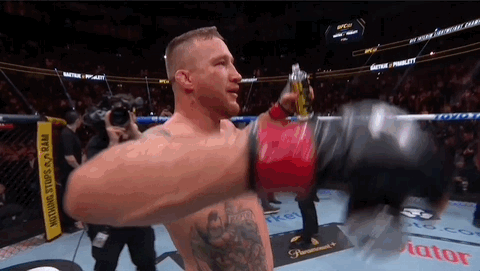 Justin Gaethje Sport GIF by UFC