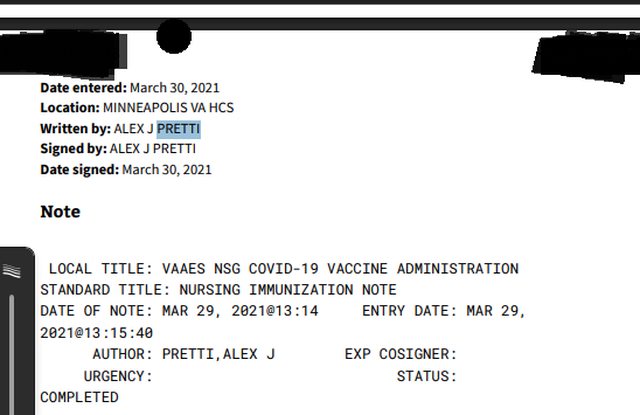 Alex Pretti, was my nurse at the Minneapolis va