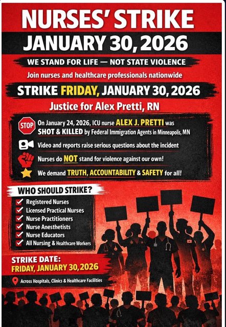 NATIONAL NURSING STRIKE FUCK YEAH