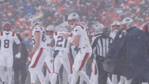 Football Celebration GIF by New England Patriots