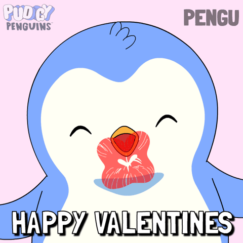 I Love You Kiss GIF by Pudgy Penguins