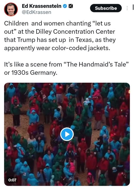 Dilley concentration camp, Texas