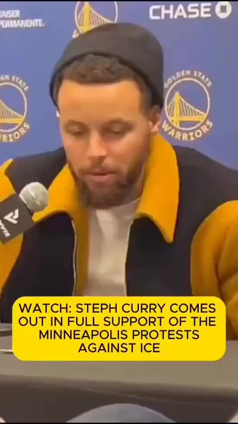 Steph Curry Shows Support For Minneapolis Protests Against ICE: “In negative 10…