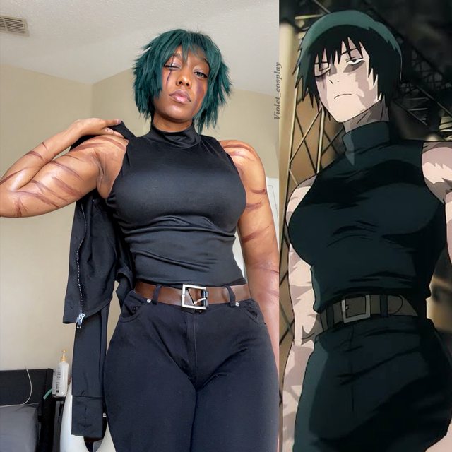 Maki Zenin locked in IG:Violet_cosplay