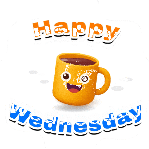 Wednesday Morning Coffee GIF by Lucas and Friends by RV AppStudios