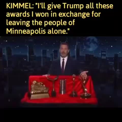 Kimmel Tries To Placate Trump With Awards