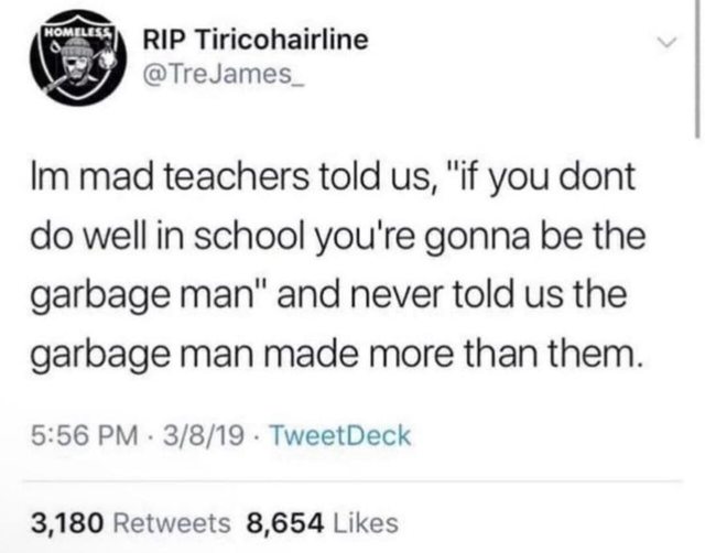 Also you drive a truck with a robot arm