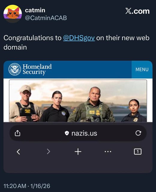 Yes this is 100% real, if you search Nazis.us it will re-direct…