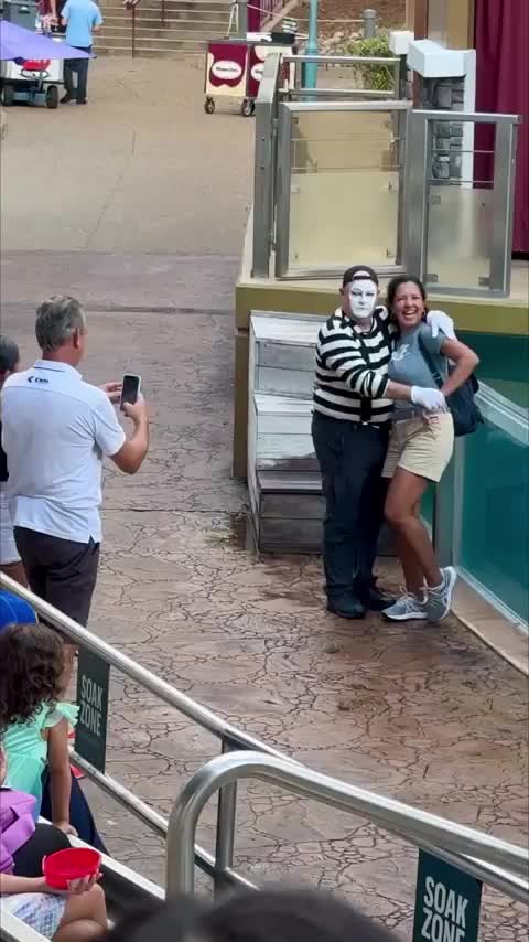 Tom the mime…