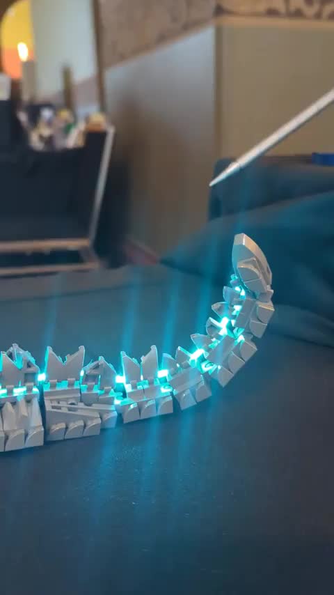 A LEGO Godzilla, designed by “Jayfa” for Brickvention ’26