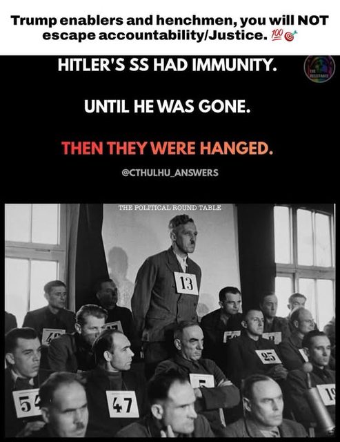 Yep. “I was just following orders.” didn’t work