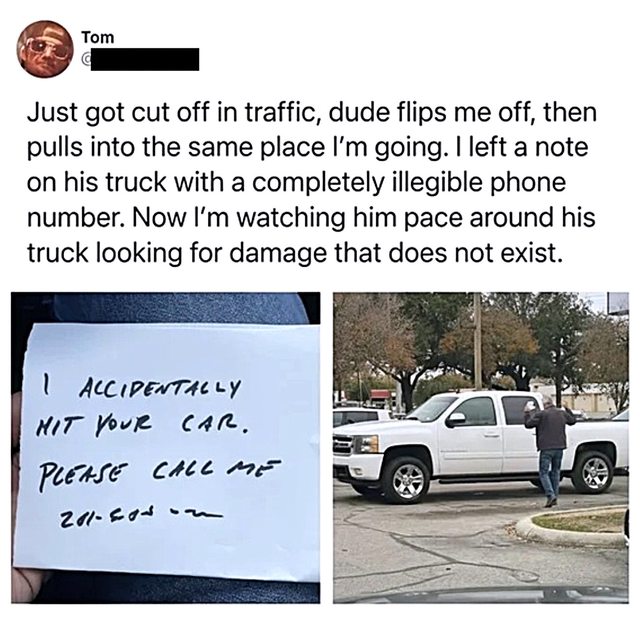 Dude’s gonna be looking for a doctor with a dented car