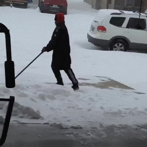 Winter Shoveling Snow