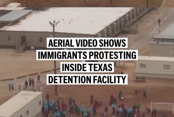Drone footage of the ICE Children’s Concentration Camp in Dilley, TX