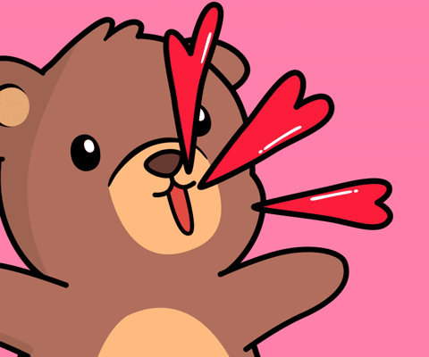 Kissing I Love You GIF by BEARISH