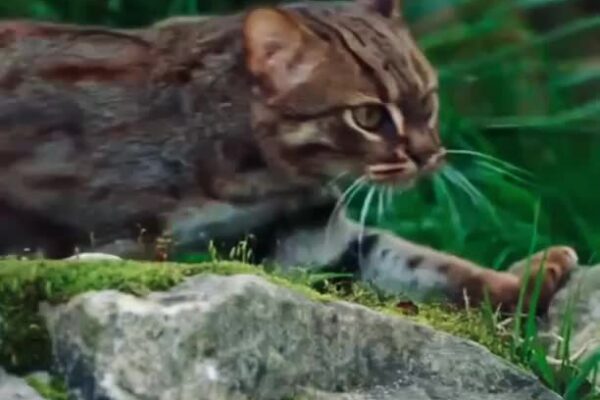 Rusty -spotted cat . Sri Lanka