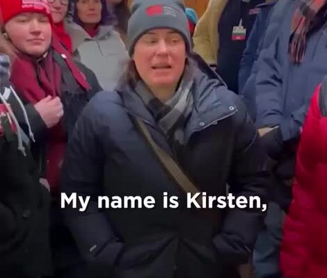 My name is Kirsten – Maine Nurses showed up at Sen. Susan…