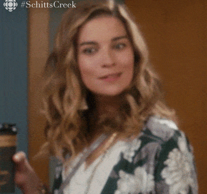 Awkward Schitts Creek GIF by CBC