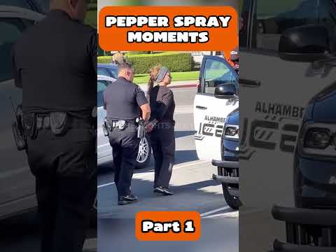 Pepper spray moments