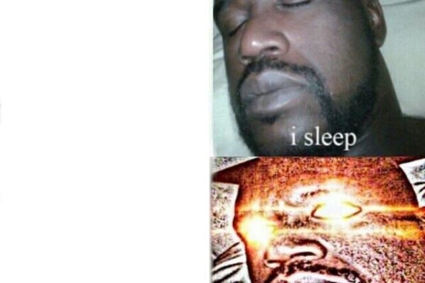 Sleeping Shaq