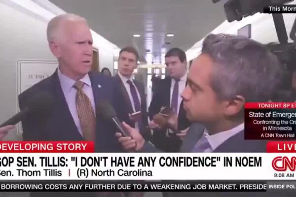 Reporter: The president called you a loser. Republican Senator Thom Tillis: “I…