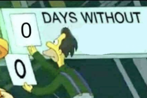0 days without