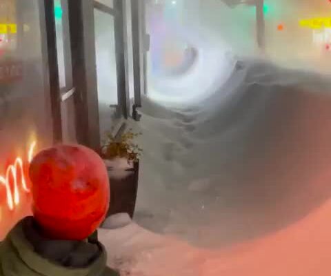 Mesmerizing Snow Tunnel