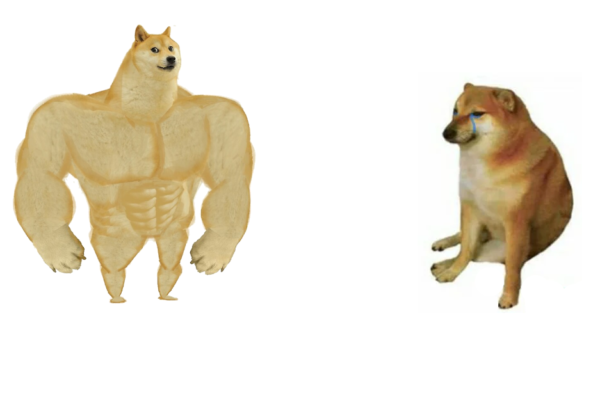Buff Doge vs. Cheems