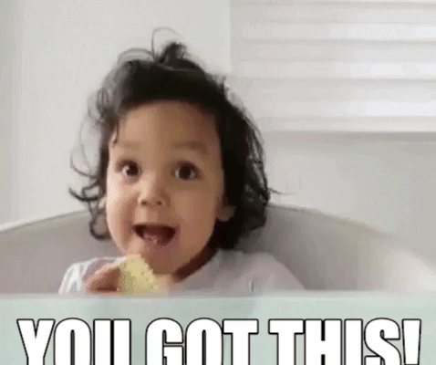 You Got This Good Luck Today GIF by MOODMAN