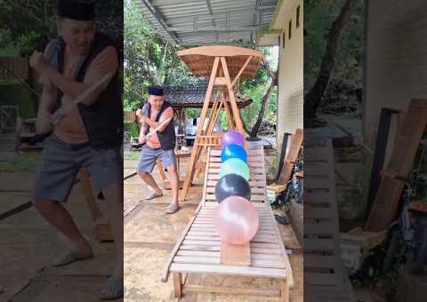 God Level Skills! The Most Satisfying Balloon Pop Compilation 🤯🎈#shorts #ballonpopping #funny #fyp