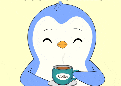 Tired Good Morning GIF by Pudgy Penguins
