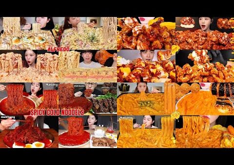 THE BEST 1 Hr MUKBANG ASMR COMPILATION🤤🔥SATISFYING