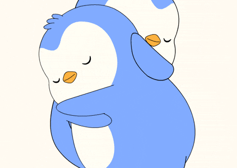 I Love You Hug GIF by Pudgy Memez
