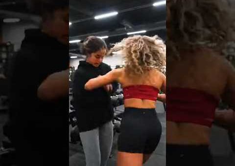 Gym bully gets instant karma! 🥊 #gym #karma #fight