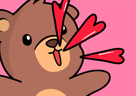 Kissing I Love You GIF by BEARISH