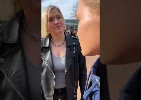 Instant karma! She missed the slap and fell. 🤣 #fail #karma #funny