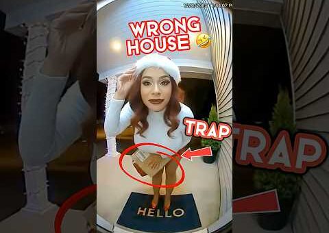 Latina Porch Pirate gets Instant Karma… chose the wrong house!