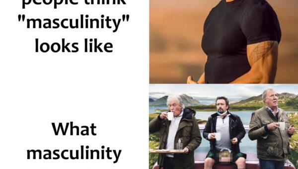 Peek masculinity!