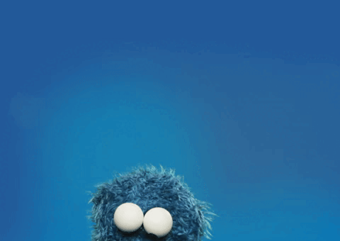 Hungry Cookie Monster GIF by Sesame Street