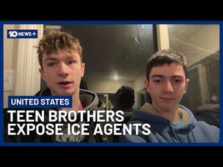 ‘ICE Chasing’ Teen Brothers Risk Their Lives To Expose Agents