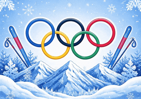 Winter Olympics Snow GIF by Brzzy