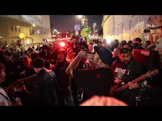 Punk Rock Concert held in Middle of ICE Protest -DTLA