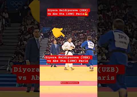 Diyora Keldiyorova (UZB) vs Abe Uta (JPN) Paris #rek #reels #diyorakeldiyorova #trendingnow #judo