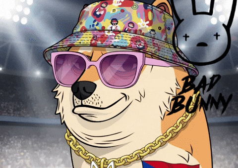 Bad Bunny Superbowl Halftime GIF by Doge Pound