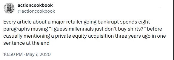 Private equity is so fun